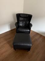 De Sede Fauteuil DS-23 met hocker, Huis en Inrichting, Ophalen, Minder dan 75 cm, Leer, Zo goed als nieuw