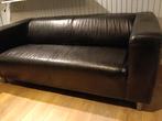 Mooie lederen 2-zitsbank in nette staat, Huis en Inrichting, Banken | Bankstellen, Ophalen, 150 tot 200 cm, Tweepersoons, 75 tot 100 cm