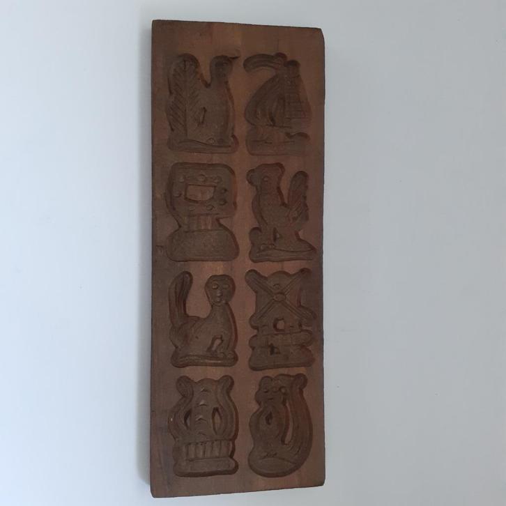Mooie oud-Hollandse handgesneden speculaasplank (40 x 15cm), Antiek en Kunst, Antiek | Keukenbenodigdheden, Verzenden