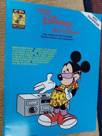 Altsaxofoon Disney Playalong met cd (Hal Leonard) beschikbaar voor biedingen