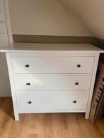 IKEA HEMNES Ladekast - wit - 3 lades, Huis en Inrichting, Kasten | Ladekasten, Ophalen, 100 tot 150 cm, Zo goed als nieuw, 3 of 4 laden