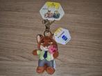 Disney Zootopia Zootropolis Nick Fox tas sleutel hanger, Ophalen of Verzenden, Overige figuren, Zo goed als nieuw, Knuffel