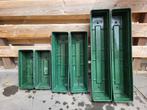 6 plantenbakken / bloemenbakken, Tuin en Terras, Bloembakken en Plantenbakken, Ophalen, Gebruikt, Kunststof, Minder dan 60 cm