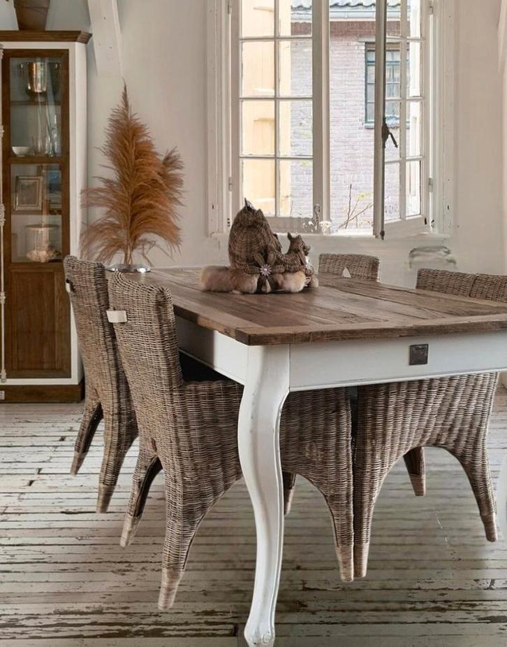4 stuks Rivièra maison the hamptons fauteuils of RM tafel, Huis en Inrichting, Complete eetkamers, Ophalen