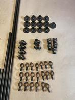 Steigerbuizen + koppelingen set (zwart, Ø27mm), Doe-het-zelf en Verbouw, Ophalen of Verzenden, Zo goed als nieuw, Overige typen