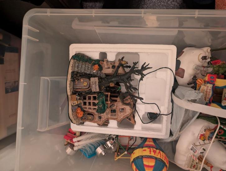 Kerstdorp lemax diverse items met defect, Diversen, Kerst, Nieuw, Ophalen