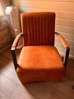 2 Fauteuils – stoere look, Huis en Inrichting, Fauteuils, Ophalen, 75 tot 100 cm, Zo goed als nieuw, Metaal