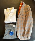 Colbert van Savile Row. Maat 48. Grijs oranje geruit. Nieuw, Maat 48/50 (M), Nieuw, Savile Row, Ophalen of Verzenden