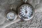 2 ANTIEKE ZAKHORLOGES SUPER MOOI MET EMAILLE, Sieraden, Tassen en Uiterlijk, Horloges | Antiek, Overige merken, Zakhorloge, 1900 tot 1930