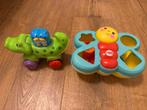 Fisher Price Speelgoed Set: Krokodil & Vormenpuzzel, Ophalen of Verzenden, Gebruikt, Overige typen, Met wieltjes