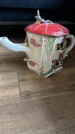 Unieke theepot in de vorm van een huis, Antiek en Kunst, Ophalen of Verzenden