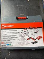 110 delige professionele gereedschap set in koffer, nieuw!, Tijnjedyk 19, 8934BT Leeuwarden, Nieuw, Ophalen of Verzenden, Info@crescent.com