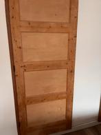 GEZOCHT Houten Binnendeur - 4 Panelen, Ophalen, Gebruikt, 80 tot 100 cm, Binnendeur