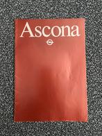 Autofolder Opel Ascona 1982, Ophalen of Verzenden, Zo goed als nieuw, Opel