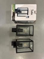 Buitenlampen 2 gebruikt en 1 nieuw, Tuin en Terras, Buitenverlichting, Ophalen, Gebruikt, Wandlamp, Netvoeding