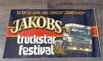 DAF ~Sticker~JAKOBS Truckstar Festival ‘91Circuit Zandvoort, Verzamelen, Ophalen of Verzenden, Nieuw, Overige typen