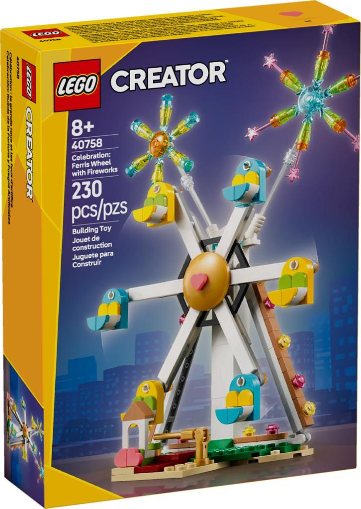 LEGO GWP - Reuzenrad met vuurwerk (40758), Kinderen en Baby's, Speelgoed | Duplo en Lego, Nieuw, Lego, Complete set, Verzenden