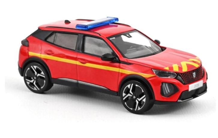 Peugeot 2008 '24 Pompiers / Brandweer 1/43 NOREV ref: 472874, Hobby en Vrije tijd, Modelauto's | 1:43, Nieuw, Auto, Norev, Verzenden