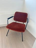 Fauteuil terracotta/ roestbruin merk Goossens, Huis en Inrichting, Stoelen, Ophalen, Bruin, Zo goed als nieuw, Metaal