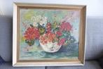 prachtig stilleven boeket in vaas, Willem J. Deurvorst 1900, Antiek en Kunst, Kunst | Schilderijen | Klassiek, Verzenden
