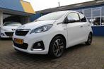 Peugeot 108 1.2-16V "Allure Summer Top" Airco - AUX ! 82 Pk, Voorwielaandrijving, Stof, Gebruikt, Zwart