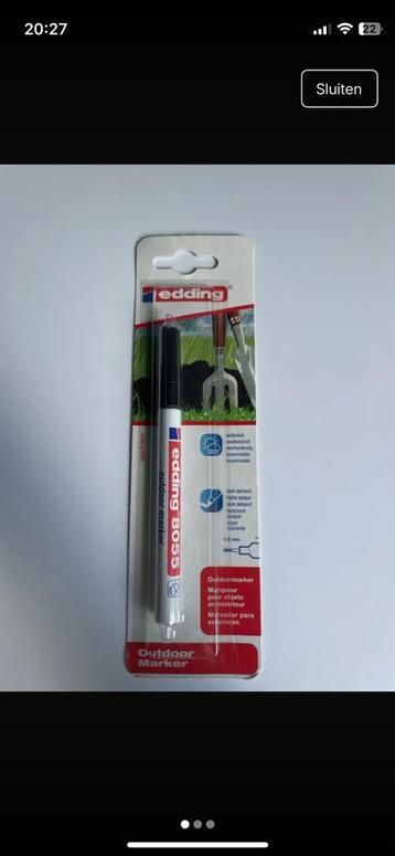 edding 8055 Outdoor buiten Marker stift beschikbaar voor biedingen