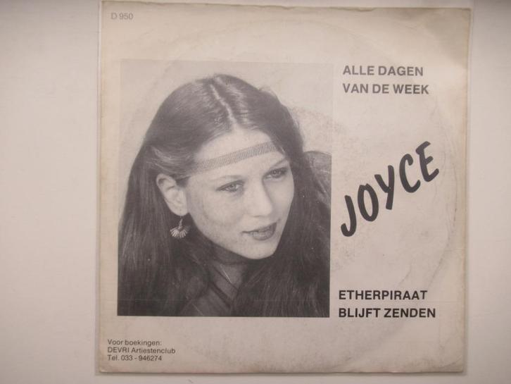 JOYCE # ETHERPIRATEN BLIJFT ZENDEN/ALLE DAGEN VAN DE WEEK., Cd's en Dvd's, Vinyl | Nederlandstalig, Zo goed als nieuw, Levenslied of Smartlap