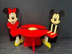 Mickey & Minnie Mouse kindertafel met stoelen, Kinderen en Baby's, Kinderkamer | Tafels en Stoelen, Tafel(s) en Stoel(en), Zo goed als nieuw