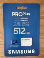 Samsung Pro Plus micro sd 512GB nieuw in verpakking, Audio, Tv en Foto, Fotografie | Geheugenkaarten, Ophalen, Nieuw, SD, 512 GB