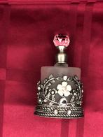 Vintage Parfumflesje - Mooi Gedecoreerd, Ophalen of Verzenden, Gebruikt