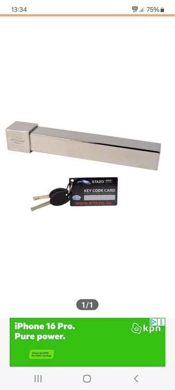 Stazo Spindle lock  pro+ buiten boord motorslot beschikbaar voor biedingen