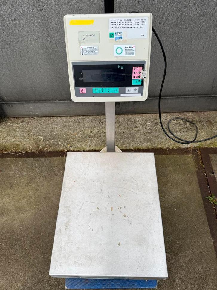 Ishida prior Professionele Weegschaal - Geijkt, Doe-het-zelf en Verbouw, Weegschalen, Zo goed als nieuw, Precisieweegschaal, Minder dan 50 kg