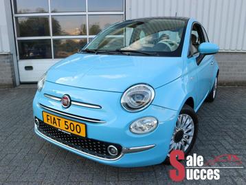 Fiat 500 1.2 Lounge Navigatie babyblauw beschikbaar voor biedingen