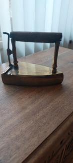 Oud koperen zwaren strijkijzer, Ophalen of Verzenden