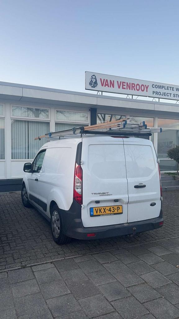 Ford Transit Connect 1.5 Tdci 74KW 2017 Wit, Auto's, Bestelauto's, Particulier, Airconditioning, Bluetooth, Radio, Schuifdeur