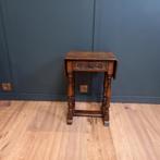 Antieke Drop leaf Jointstool, Ophalen of Verzenden, Rechthoekig, Minder dan 55 cm, 45 tot 60 cm