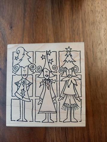Kerststempel kerst elven beschikbaar voor biedingen