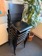 Retro schoolstoelen, Huis en Inrichting, Stoelen, Ophalen, Retro, industrieel, old school, Zwart, Zo goed als nieuw