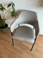 Eetkamerstoel Nieuw licht Grijs / Beige 1x, Huis en Inrichting, Ophalen, Zo goed als nieuw, Eén, Stof