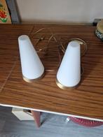 Vintage Design Lampen Set - Jaren '70, Ophalen, Gebruikt, Vintage, Glas