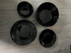 Zwart servies, Huis en Inrichting, Ophalen, Zo goed als nieuw, Overige stijlen, Bord(en)