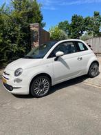 Fiat 500C 1.2 69pk 2016 Wit, Auto's, Fiat, Voorwielaandrijving, Stof, 4 cilinders, Wit
