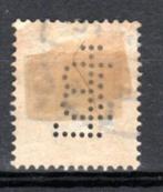 DANMARK : 1907 : Perfin &@  L B  @& on Y.57 (20 c.)., Ophalen of Verzenden, Denemarken, Gestempeld