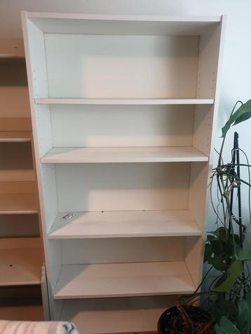 Witte Boekenkast met 4 Planken Ikea Billy
