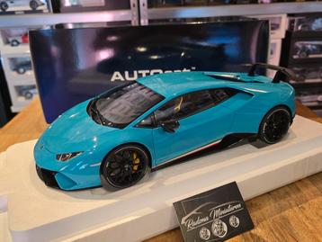 Lamborghini Huracán Performante blu Glauco - 1:12 AUTOart beschikbaar voor biedingen