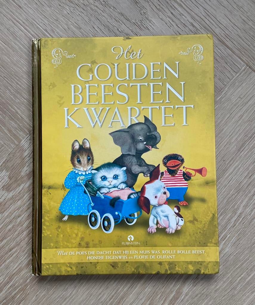 Het gouden beestenkwartet, Boeken, Kinderboeken | Kleuters, Gelezen, Fictie algemeen, 5 of 6 jaar, Jongen of Meisje, Gouden boekje