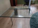 Mooie Glazen Salontafel, Huis en Inrichting, Tafels | Salontafels, Ophalen, Gebruikt, 50 tot 100 cm, Vierkant