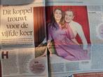 Soapkoppel GTST Ludo en Janine Krantenartikel, Verzamelen, Ophalen of Verzenden, 1980 tot heden, Nederland, Knipsel(s)