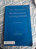 Hoofdstukken vermogensrecht - Nieuwenhuis, Boeken, Gelezen, Ophalen of Verzenden, WO, J.H. Nieuwenhuis