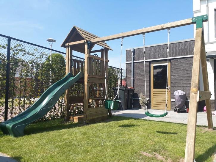 compacte KLEINE TOREN  speeltoren speelhuis klimtoren, Kinderen en Baby's, Speelgoed | Buiten | Speelhuisjes, Nieuw, Hout, Ophalen